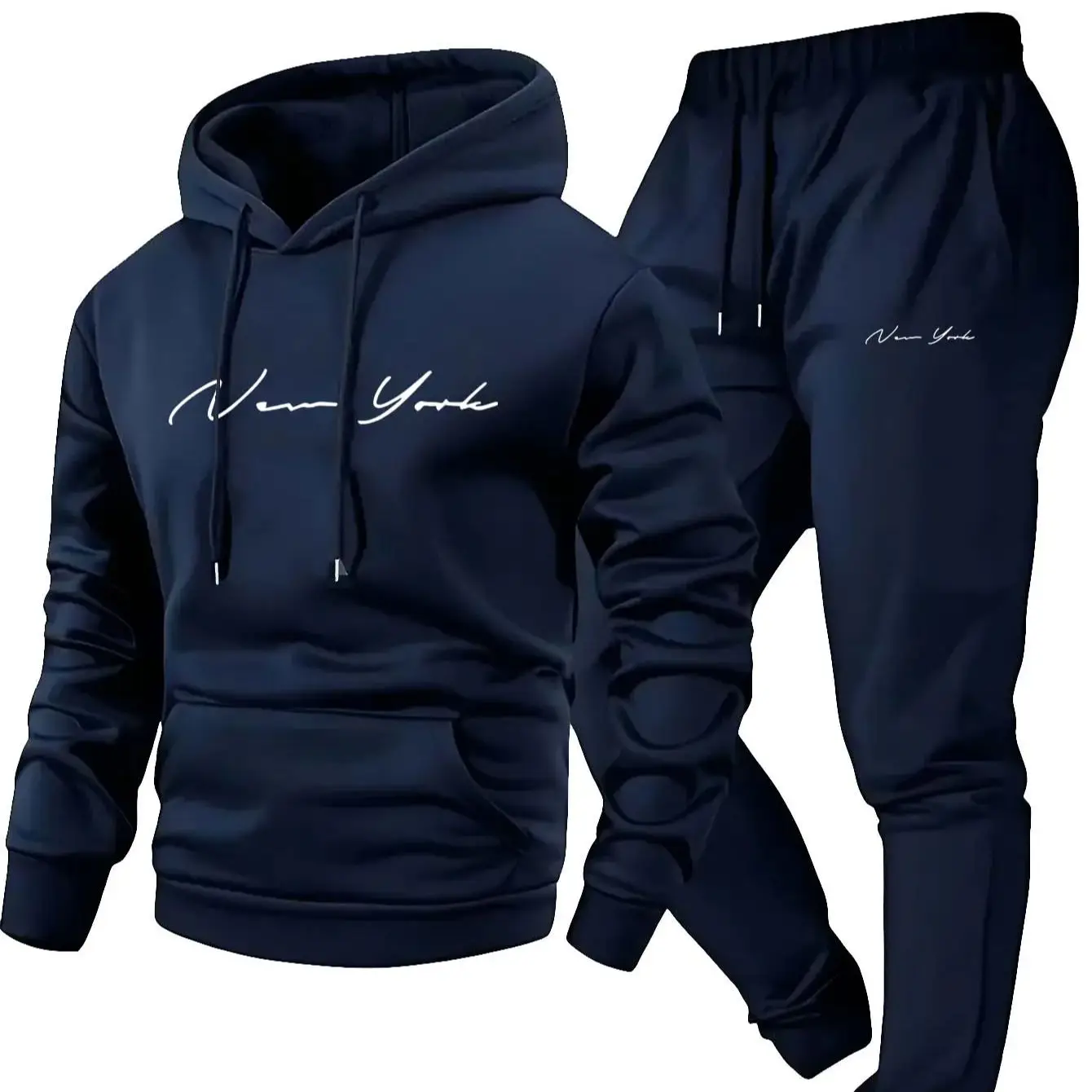 Streetwear Hoodie - メンズソフトフード付きスウェットシャツスウェットパンツセット快適なアスレチックウェアオールシーズン対応トラックスーツヒップホップストリートウェアフリースフーディー