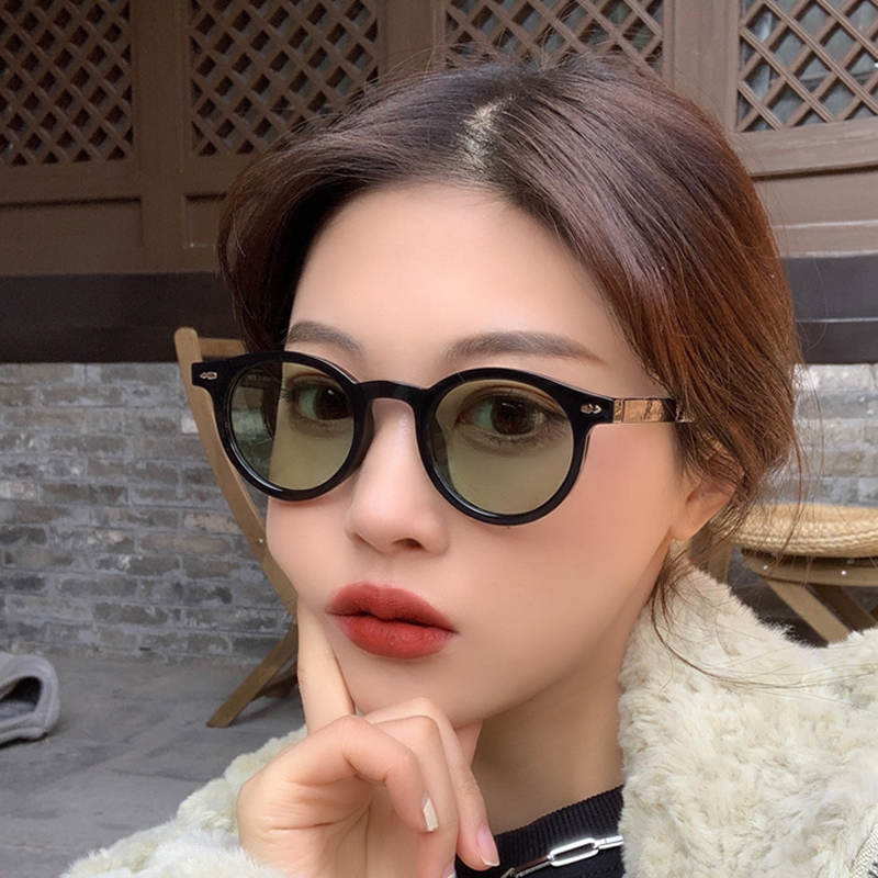 Men'S Fashion Old Money - 新しい小さな丸いサングラス男性女性ヴィンテージファッションブランドデザイナーメガネ太陽ヴィンテージドライビングアイウェア