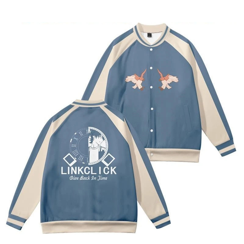 Bomber Jacket Men - Link Click 3D ベースボールジャケット – メンズ