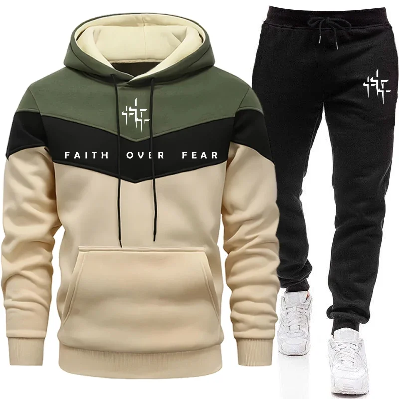 Faith Over Fear メンズ トラックスーツ フー - Men'S Fashion Pants のレビューと価格