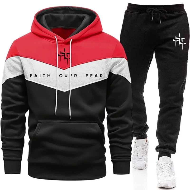 Faith Over Fear メンズ トラックスーツ フー - Men'S Fashion Pants のレビューと価格