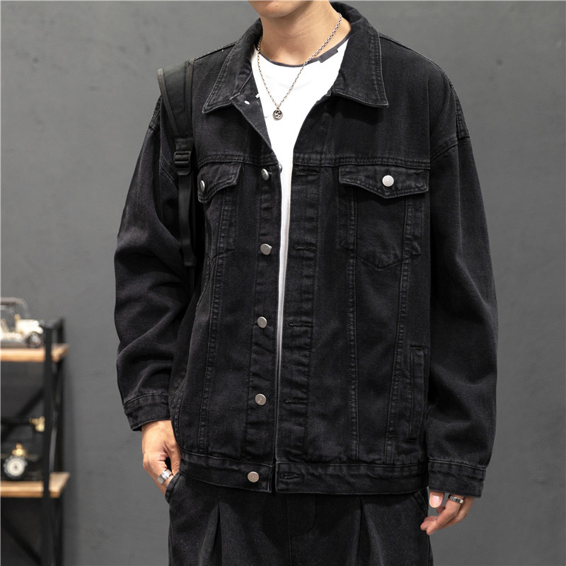 メンズデニムジャケット,新しいデニムジャケット,ストリートウ - Bomber Jacket Men のレビューと価格