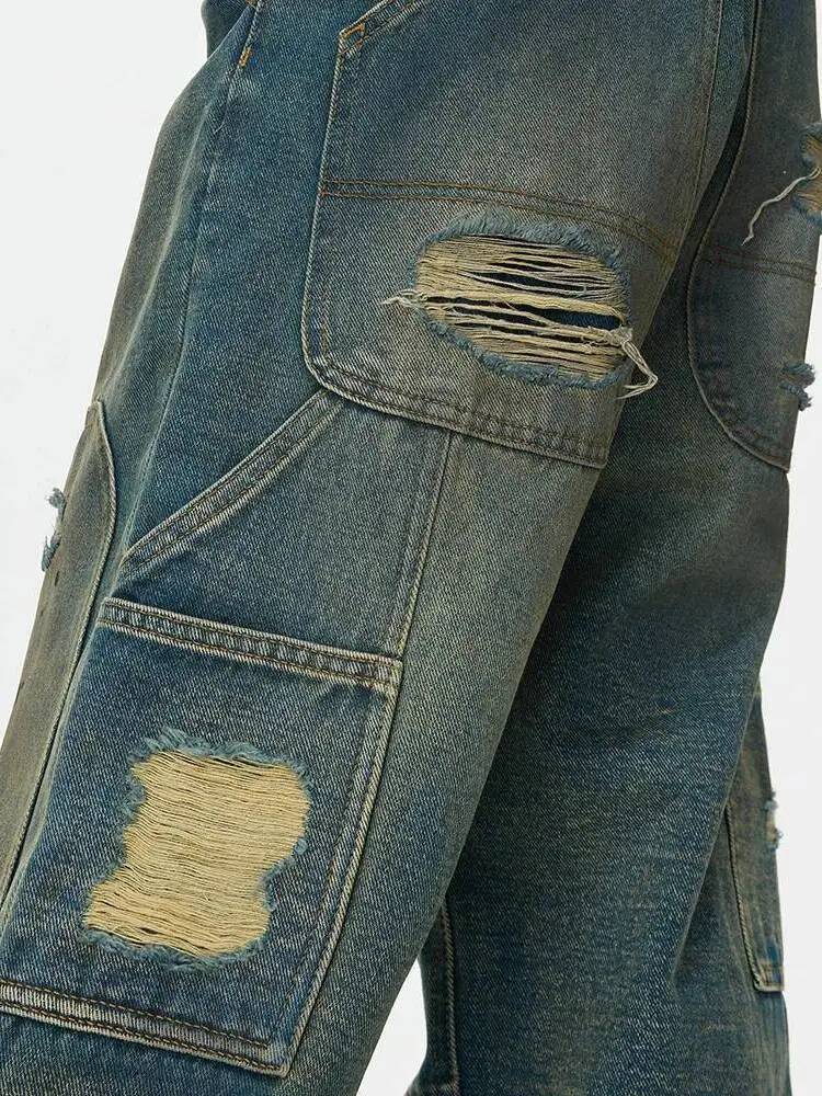 LUZHEN レッグ 2026 新しいワイドタイダイ染めパッ - Men'S Fashion Pants のレビューと価格