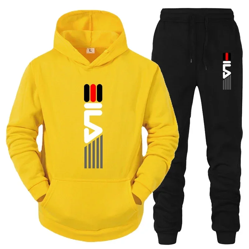 メンズトラックスーツフード付きスウェットシャツ+スウェットパ - Streetwear Hoodie のレビューと価格