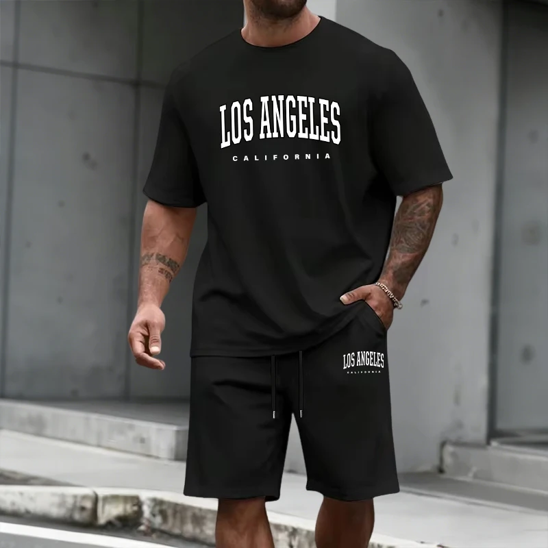メンズトラックスーツ半袖トップスと膝丈ショーツ2026夏デイ - Men'S Fashion Looks のレビューと価格
