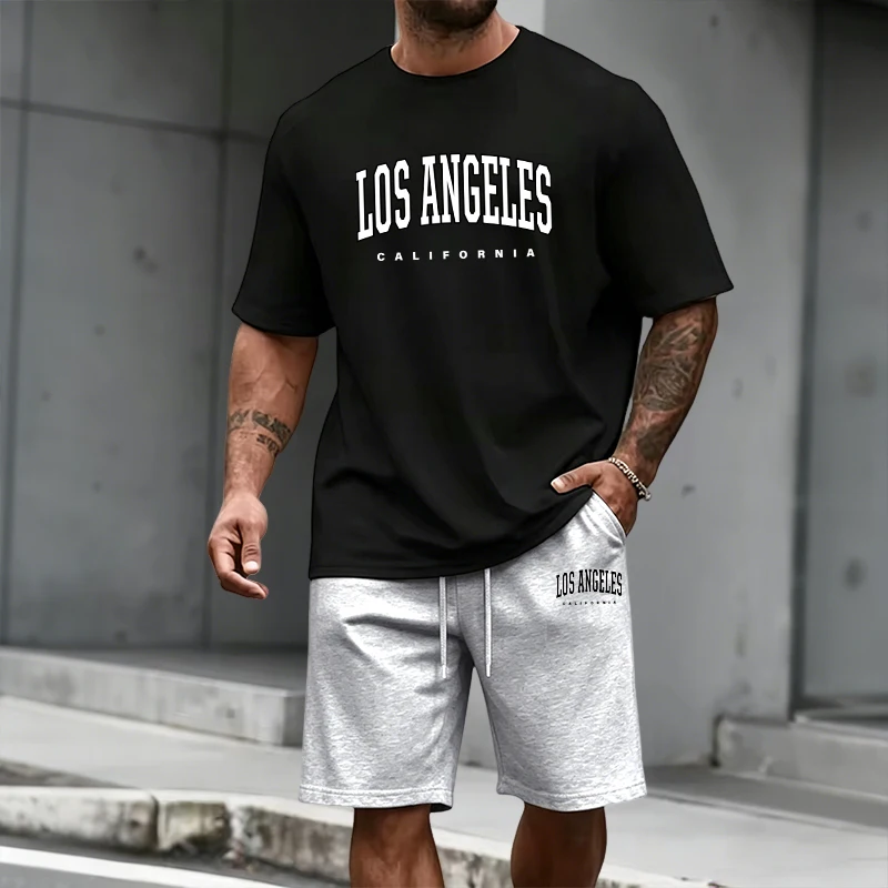 メンズトラックスーツ半袖トップスと膝丈ショーツ2026夏デイ - Men'S Fashion Looks のレビューと価格