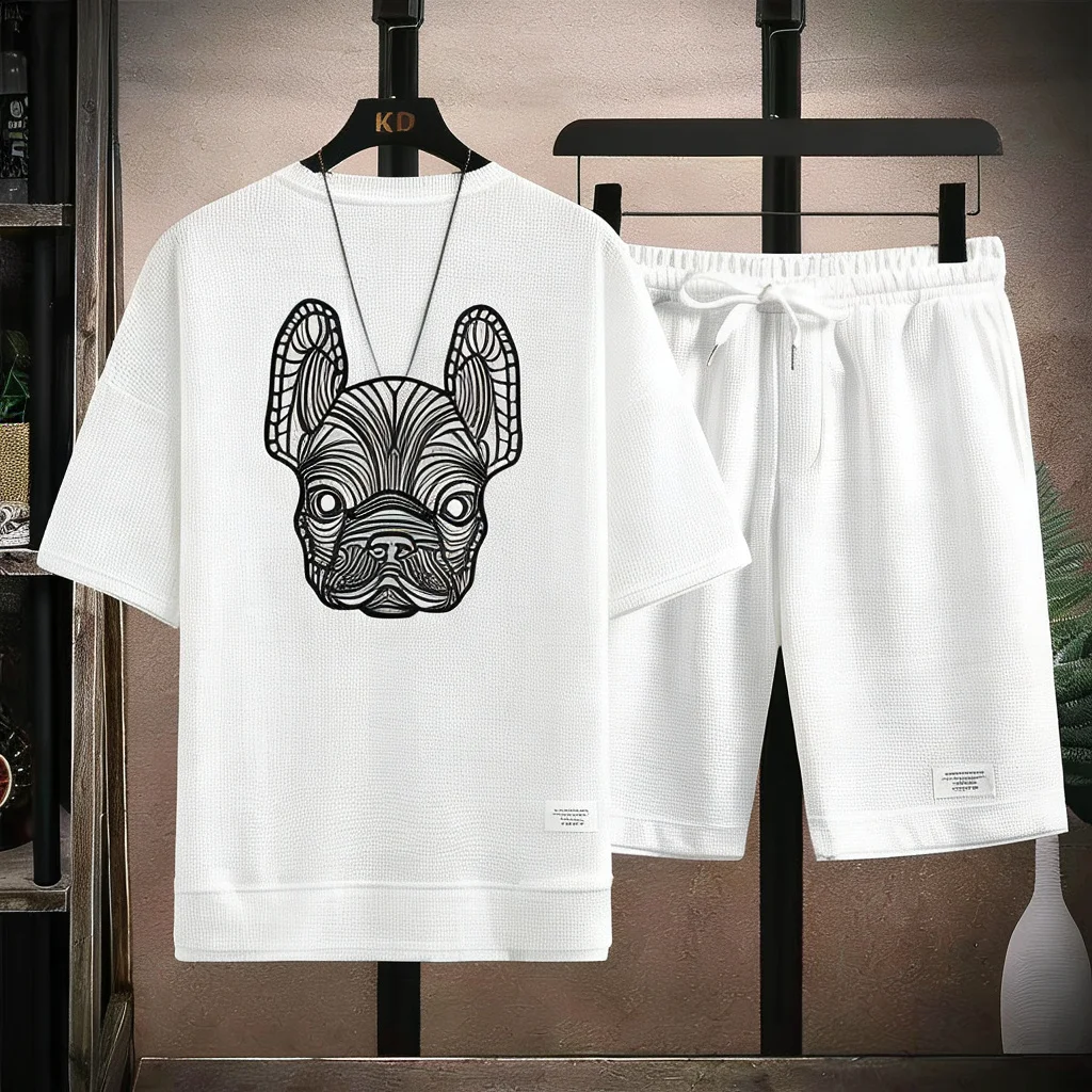 夏のメンズ速乾カジュアル半袖Tシャツとショートパンツセットシ - Men'S Fashion Looks のレビューと価格