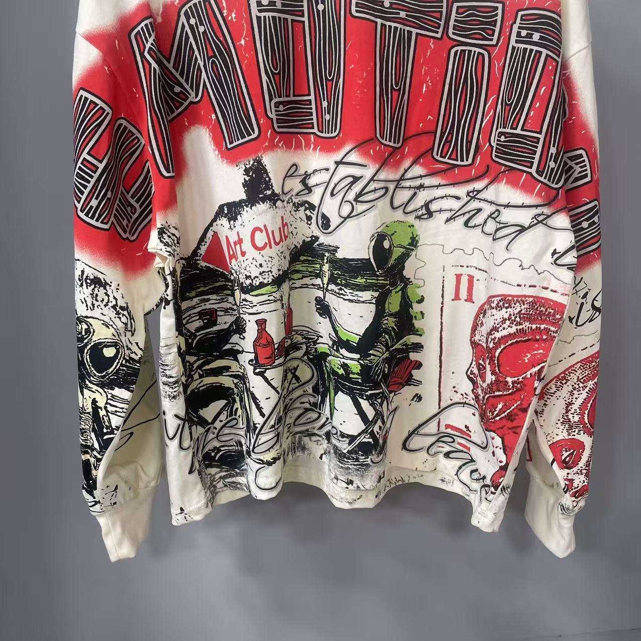高品質デザイナー MIXED-EMOTION 長袖Tシャツ  - Streetwear Hoodie のレビューと価格