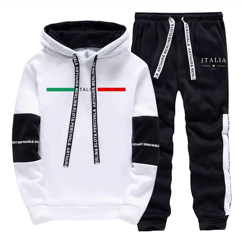 ファッションメンズトラックスーツプリントカジュアルスウェット - Men'S Fashion Pants のレビューと価格