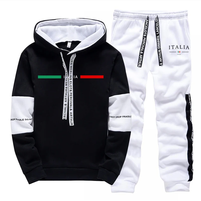 ファッションメンズトラックスーツプリントカジュアルスウェット - Men'S Fashion Pants のレビューと価格