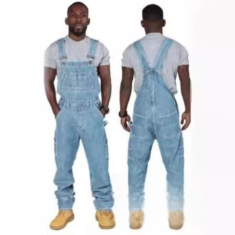 メンズ ダメージ加工デニムオーバーオール サスペンダー付き  - Mens Fashion Denim のレビューと価格