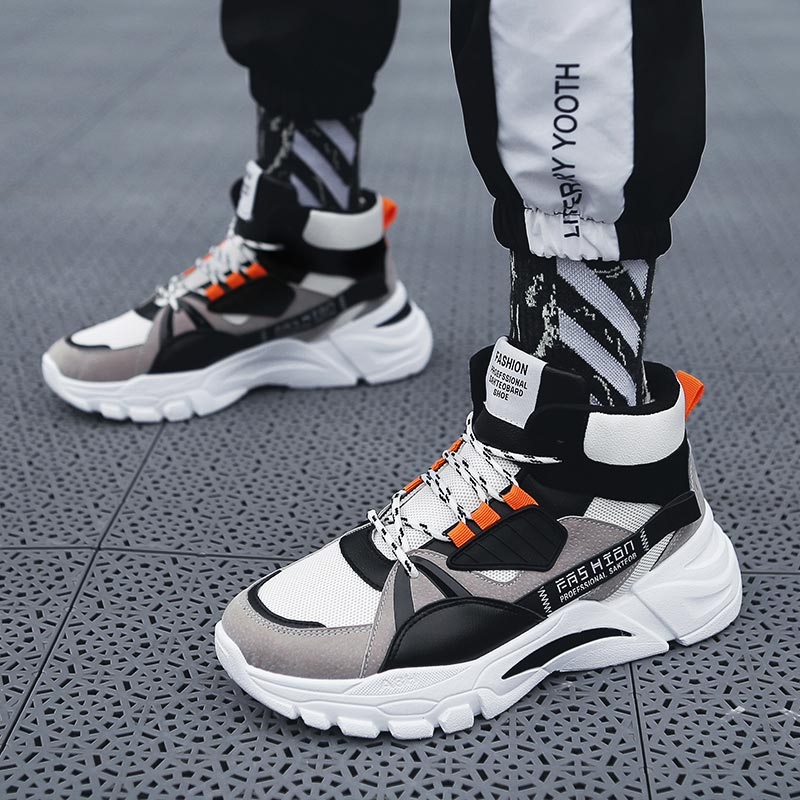 Hightop夏男性のスポーツの靴の男ランニングシューズ男性 - Men'S Fashion For Big Guys のレビューと価格