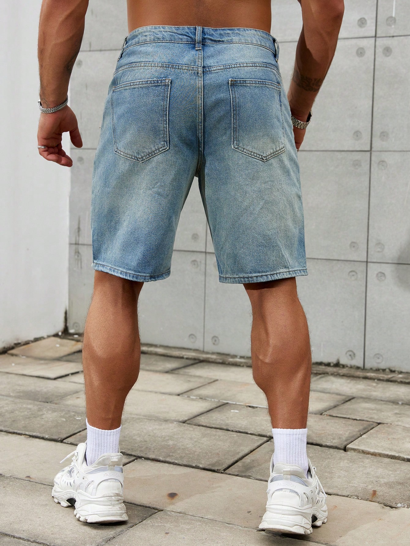 メンズショートジーンズ,メンズストリートウェア,通気性デニム - Mens Fashion Denim のレビューと価格