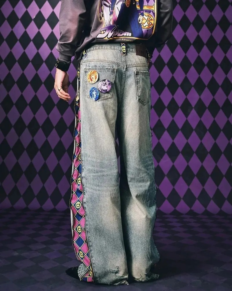 Y2Kストリートウェア メンズ ヒップホップ 原宿 2ピース - Mens Fashion Denim のレビューと価格