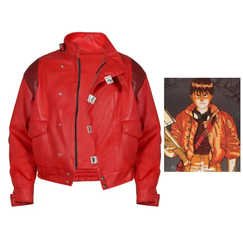 ADFF15DY20カナエダアキラジャケットコスプレレッドメ - Bomber Jacket Men のレビューと価格
