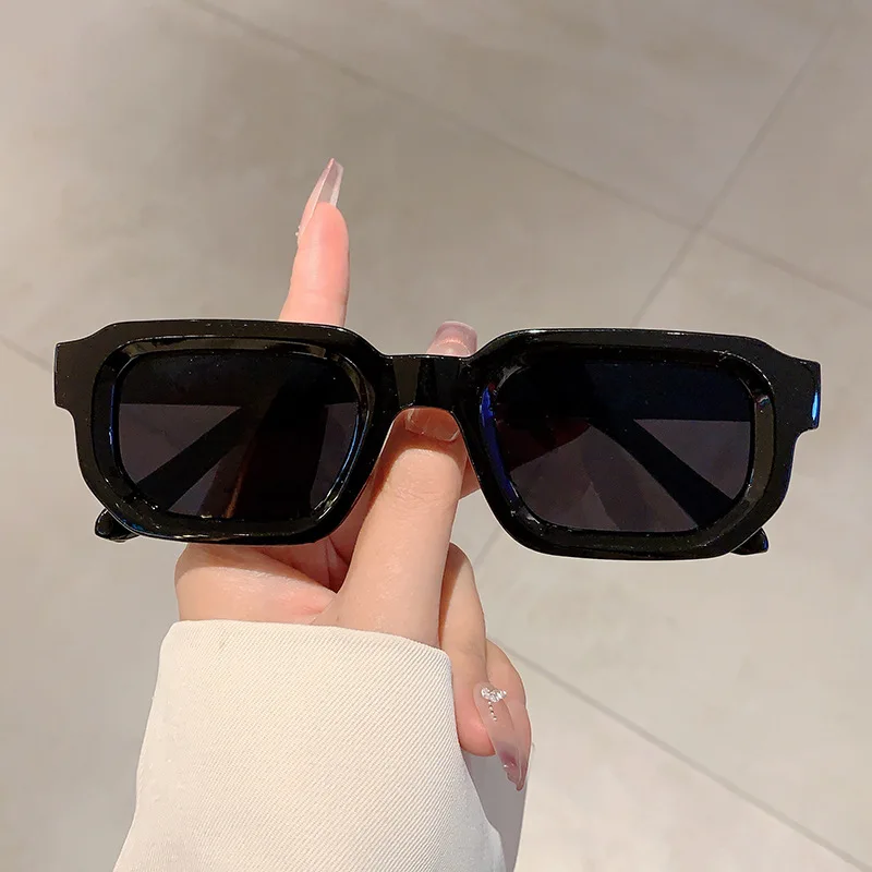 ヴィンテージ長方形フレームサングラスアウトドアマンサングラス - Men'S Fashion Old Money のレビューと価格