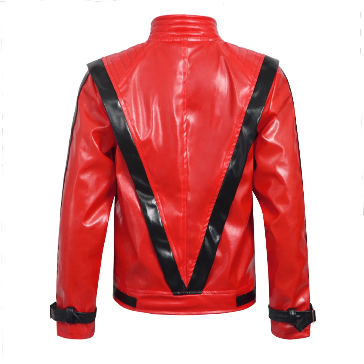 マイケル・ジャクソン スリラー 怖いコスチューム 赤いレザー - Bomber Jacket Men のレビューと価格