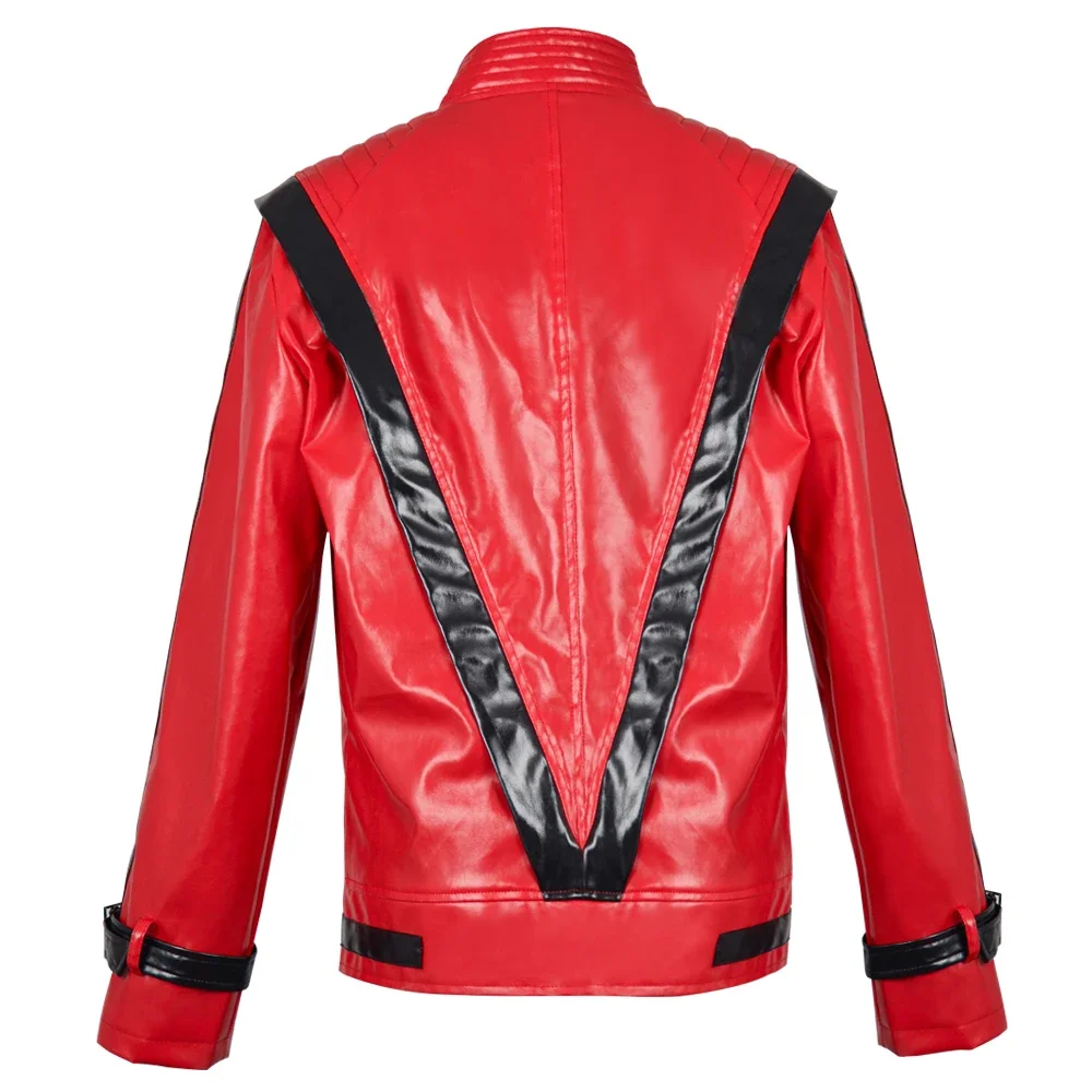 メンズコスプレジャケットマイケル・ジャクソンイミテーターハロ - Bomber Jacket Men のレビューと価格