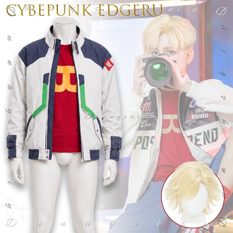 男性カラーブロックボンバージャケットカジュアル服サイバーパン - Bomber Jacket Men のレビューと価格