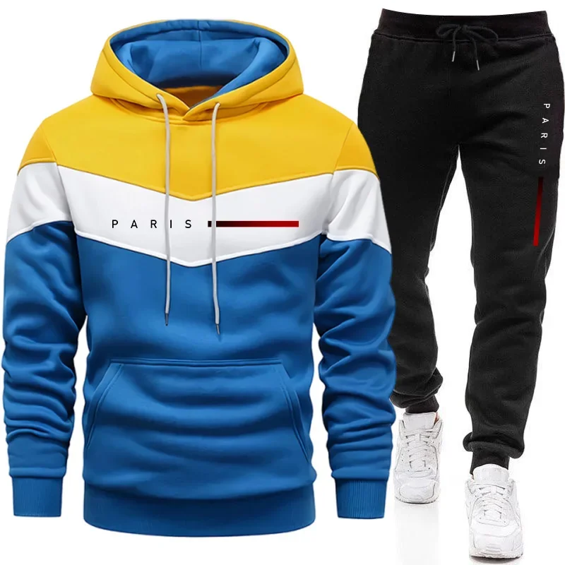 パリファッションメンズフーディセットデイリーカジュアルスポー - Men'S Fashion Tips のレビューと価格