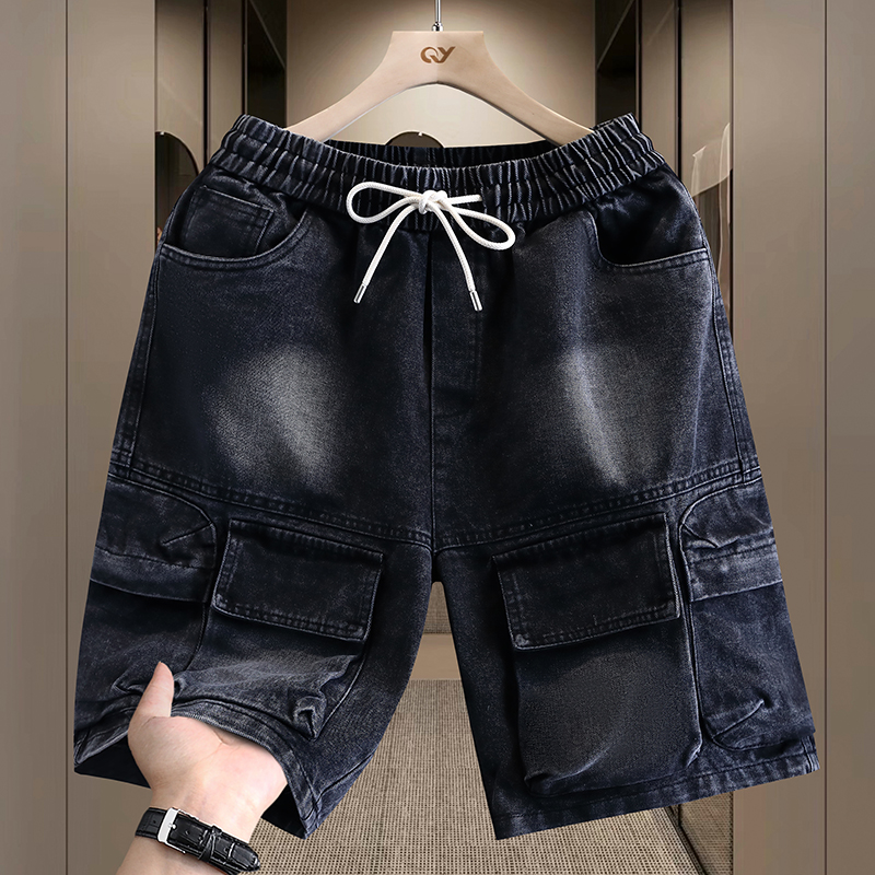 メンズカーゴショーツ新しい夏のファッション薄い綿混紡カジュア - Mens Fashion Denim のレビューと価格
